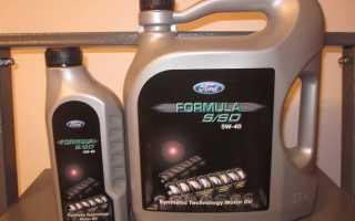 Моторное масло форд формула а 5w40, характеристики и преимущества