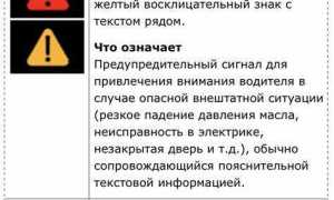 Треугольник с восклицательным знаком на приборной панели BMW, описание других значков BMW e39 и их значения
