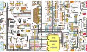 Cхема электропроводки ваз 2110 инжектор 8 клапанов и с карбюраторным двигателем для ремонта