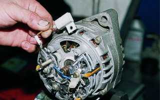 Демонтаж и монтаж генератора на ВАЗ 2107