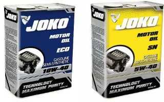 Joko моторное масло родом из Кореи для вашего автомобиля