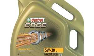 Моторное масло Кастрол Эдж 5W30: характеристики, отзывы и рекомендации