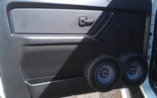 Как сделать подиум для динамиков в машину?
