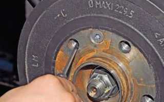 Замена задних тормозных колодок на Renault Duster 4х4