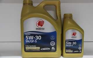 Идумицу моторное масло 5w30, характеристики и преимущества