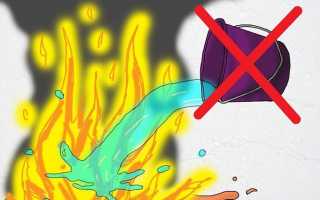Почему бензин нельзя тушить водой, действенные способы борьбы с горящим топливом и их эффективность