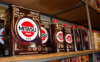 Масло моторное 5w40 митасу для автомобилей