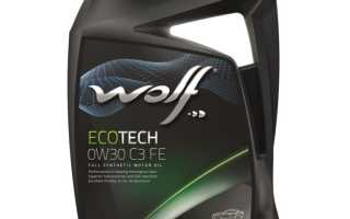 Wolf моторное масло подбор по автомобилю для оптимальной работы