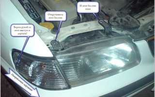 Как установить линзы в фару ниссан санни самостоятельно и просто
