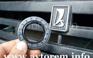 Как заменить сальник привода коробки передач на ваз 2110 самостоятельно и эффективно