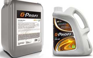 Масло моторное g profi для автомобилей