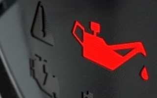 Горит лампочка масла