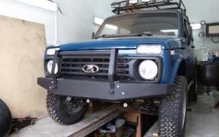 Бампер на ниву из швеллера своими руками – Все о Лада Гранта