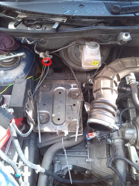 где находится датчик окружающей среды