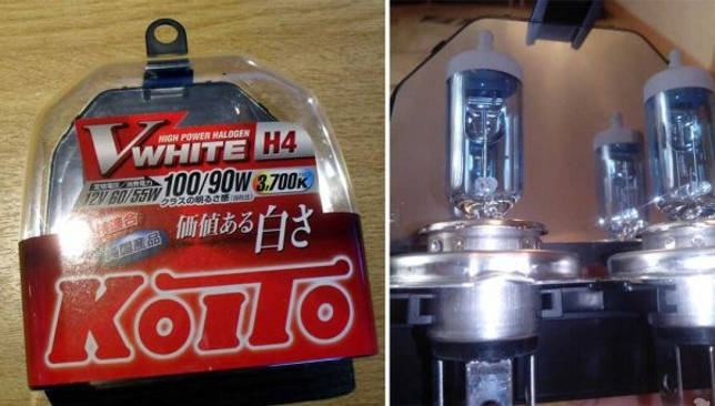 Как поменять лампу ближнего света на гранте