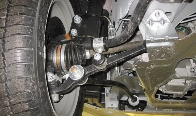 Как проверить состояние передней подвески Lada Granta, Kalina и Priora