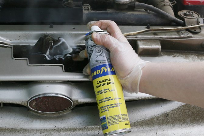 Литиевая смазка в виде спрея