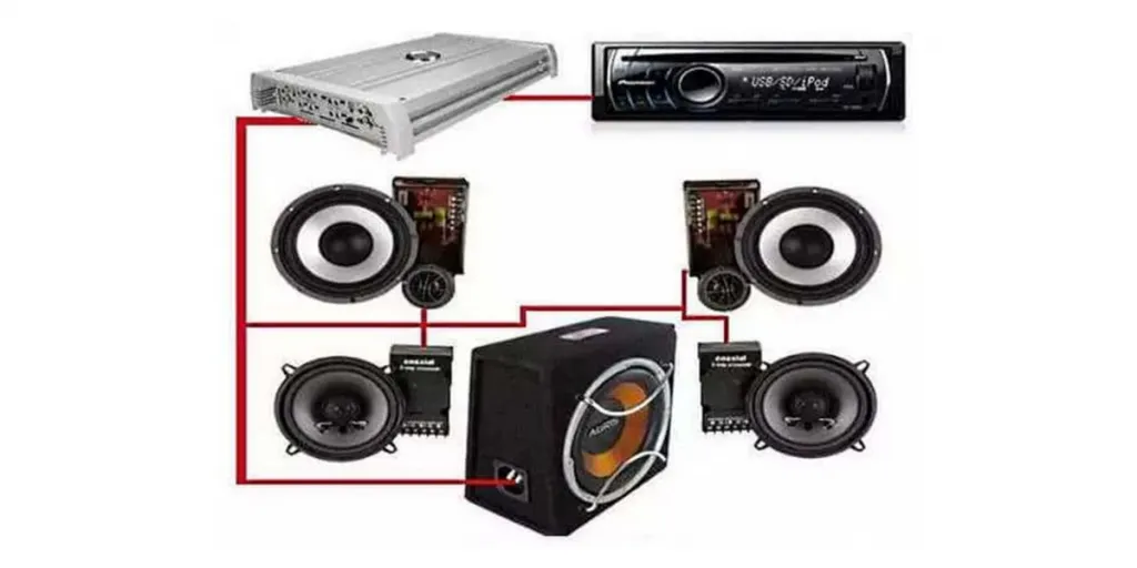 подключение сабвуфера с усилителем в машину