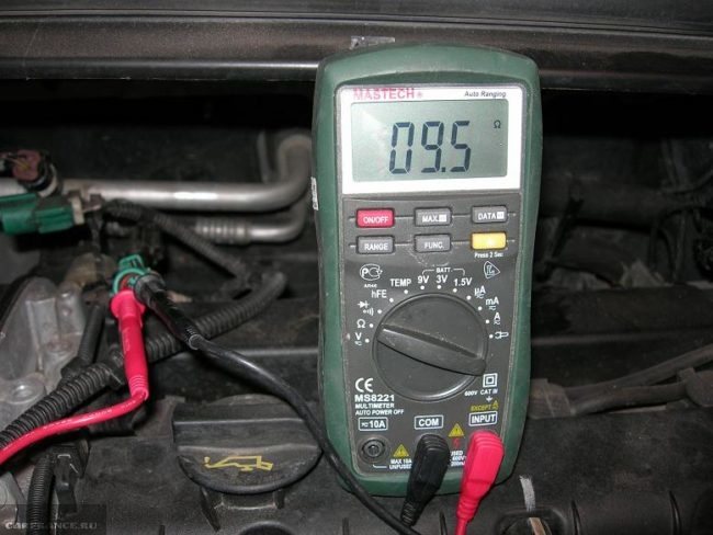 Процесс диагностики лямбда зонда с помощью мультиметра