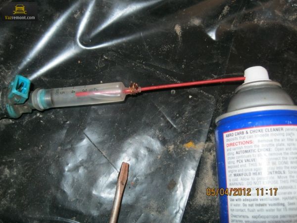 Промывка форсунок ваз 2114