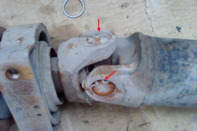 стопора колпачков крестовины ваз