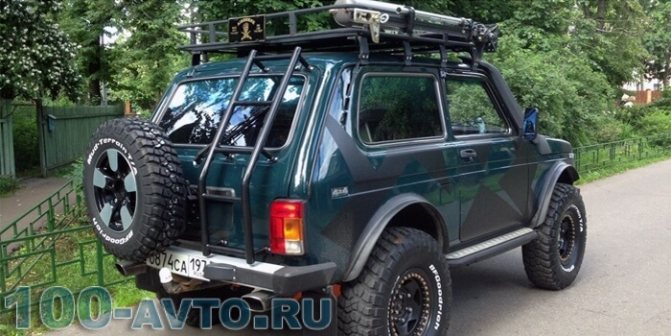 Тюнинг багажника Нивы 2121