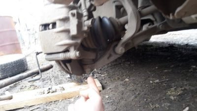 замена шаровой опоры на шевроле лачетти